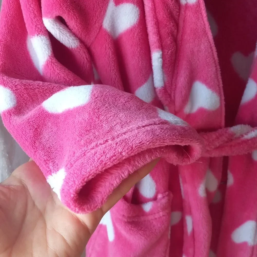The Children's Place Heart Soft Robe Girls Size 5/6
